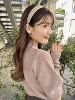 ローウェ 二子玉川(Louwe)&nbsp;ボブ/大人かわいい/フェザーバング/透け感グレージュ