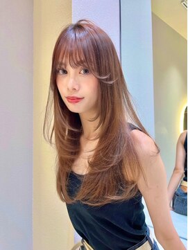 ロンド アンブル 四条烏丸(Lond ambre) シアーカラー/セミディ/レイヤー/韓国/前髪 k