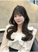 韓国風/レイヤー/小顔/前髪カット/髪質改善/グレージュ/透明感