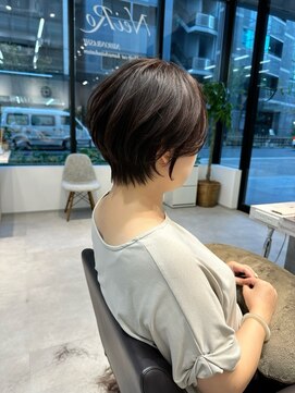 ネイロ 錦糸町(NeiRo) 魅力倍増カールセミディシアーカラーダークアッシュショートヘア
