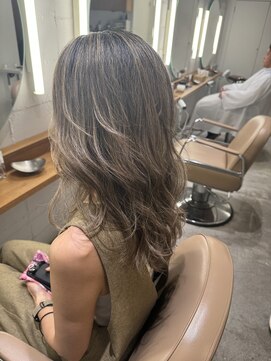 アンドビューティフル 恵比寿(andbeautiful) 白髪ぼかし　地毛ハイライト