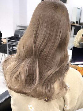 キラ 原宿(KILLA) 前髪イメチェンこなれミディウェーブパーマアンブレラカラー