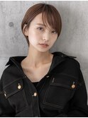 黒髪/ボブルフ/ネビージュ/小顔/ワンレン/髪質改善/前髪/福島25