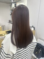 ディジョン(Dijon)&nbsp;韓国顔まわりレイヤーカットグレージュオリーブベージュブラウン