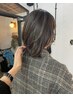 【透明感＋立体感】カット+ハイライト+カラー　￥20900→￥16700