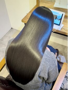 レクト 木更津(LECT)の写真/髪質改善ストレートでダメージレスに艶のある自然な仕上がりに♪思わず触れたくなるような柔らかい質感へ☆
