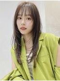  くびれヘア/顔周り/韓国/ボブ/レイヤーカット/カラー/表参道