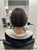 ハイライトバレイヤージュダブルカラーケアブリーチ30代40代50代