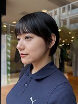 ノラ ヘアーサロン(NORA HAIR SALON) ハンサムショート顔まわりカットショートヘアショートボブ