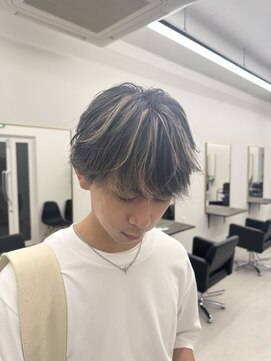 ステージ(STAGE) メンズハイライト　メッシュ　メンズブリーチ　本厚木