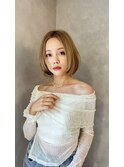 大人ボブ 20代30代40代ヘア 小顔 大阪ボブ 茨木