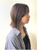 外はねボブ×透け感グレージュ☆【高田馬場】