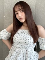 ハローバイシー 仙台(Hello by Sea)&nbsp;ココアベージュ×レイヤー[小顔/黒髪/オリーブグレー]