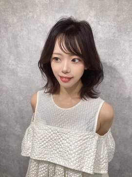 アフロート 武蔵小杉(AFLOAT) 韓国風/艶カラー/肩上ボブ/タンバルモリ/20代/30代/40代