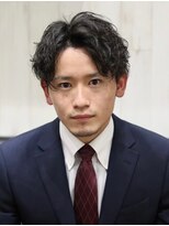 ヘアーアンドグルーミング ヨシザワインク(HAIR&GROOMING YOSHIZAWA Inc.) ツーブロック刈り上げショートセンターパートスパイラルパーマ