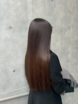 キャパ(CAPA)&nbsp;ダークブラウン×艶ロングストレート(茅ヶ崎/20代/髪質改善)