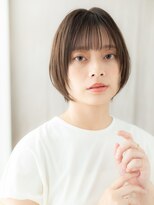 カバーヘア ブリス 大宮西口(COVER HAIR bliss)&nbsp;ハッシュカット/小顔ショート/オリーブベージュ/透明感カラーe