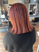 ロイズ ヘアデザイン アンド スパ(LOES)&nbsp;似合わせカット×ピンクベージュ×アンブレラカラー