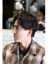 キングスマントーキョー 府中店(KINGSMAN TOKYO)&nbsp;センターパートパーマ