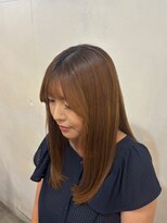 ファルベ(Farbe) 黒髪/オリーブグレー/小顔/ココアベージュ