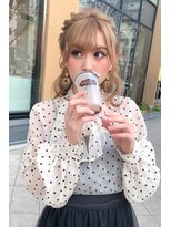 ランズ アネックス 梅田(LANDS ANNEX) 【ヘアセット】編み込みハーフアップ/くるみちゃんヘア/梅田駅