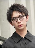 骨格映えツイストスパイラルパーマアップバング◎
