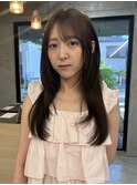 レイヤーカット顔まわりレイヤーハッシュカット
