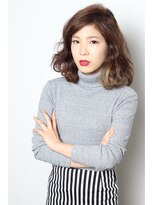 ヘアー アイス ルーチェ(HAIR ICI LUCE) ボブ 7:3 ポイントカラー アッシュ