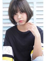 オウル(Owll)&nbsp;透明感ブルーアッシュ[mignon]動きのあるベリーショート