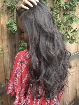 ディバイス カラーアンドエクステ(Device) 【Device】透明感アッシュブラウン＋シールエクステ