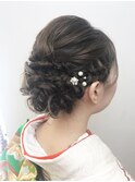 結納　お宮参り　にオススメ和装ヘアセット