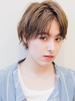 ピズム(PISM)&nbsp;ボーイッシュセンターパート/フォギーベージュ