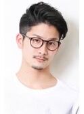 メンズアップバングショートビジネス