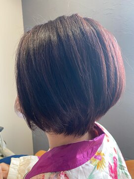 スーリール 九産大前店(Sourire) バイオレットチェリーレッドカラー