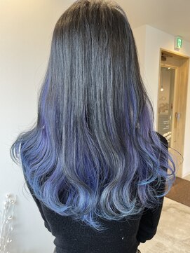 シェリー(Che'ri) インナーカラー/ブルー/ムラサキ/シルバー藤本