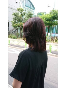 ヘア イノウエ HAIR INOUE ツヤが引き立つミディアムレイヤー