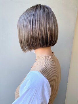 アンジェリカラボ 梅田店(ANGELICA LABO) 【ANGELICA】首が綺麗に見えるアゴラインミニボブ