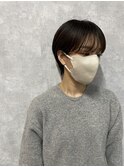 【 C’LD 】お客様スタイル_ウザバングなマッシュショート