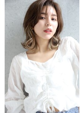 シェール(cher) インナーカラー/ホワイト