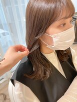 ネオリーブ チロル 横浜西口店(Neolive CiroL.)&nbsp;おくれ毛ふんわりカット　韓国ヘア