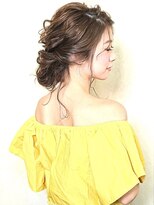 ヘアメイク フレンシア(hair make flencia)&nbsp;ラフ　ふわふわ　アップ　シニヨンアレンジ　ヘアセット　三鷹