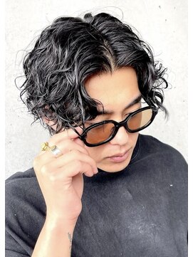 アソビ 表参道(ASOBI) スパイラルパーマ センターパート