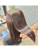 髪質改善『ノフ』トリートメント お客様画像。(加工無し)