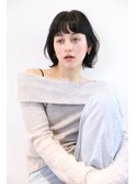 くせ毛を生かしたナチュラル黒髪ショートボブ