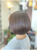 デザイン美人ボブ×ハリ艶復活白髪染め×トリートメント