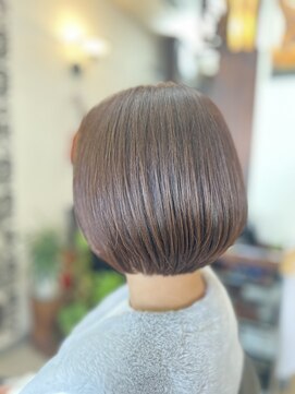 オルオル(OLUOLU) デザイン美人ボブ×ハリ艶復活白髪染め×トリートメント