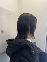 キャンバス バイ ネオリーブ 横浜西口(Canvas by neo.)&nbsp;切りっぱなしボブ　ボブカット　似合わせカット
