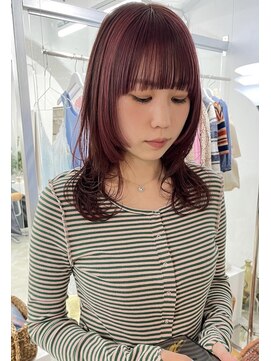 ヘン(hen) ハイライト　ウルフカット