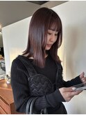 ブリーチなしチェリーレッド