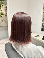 エイト 北千住店(EIGHT)&nbsp;切りっぱなしボブ×ボルドーカラー【EIGHT北千住 】